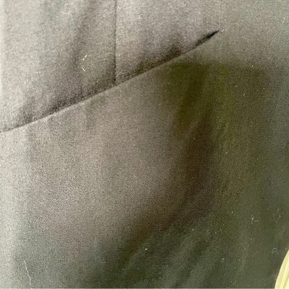 BCBG MaxAzria  Sheer Ruffle Back Cropped Blazer Size XS - Picture 7 of 10